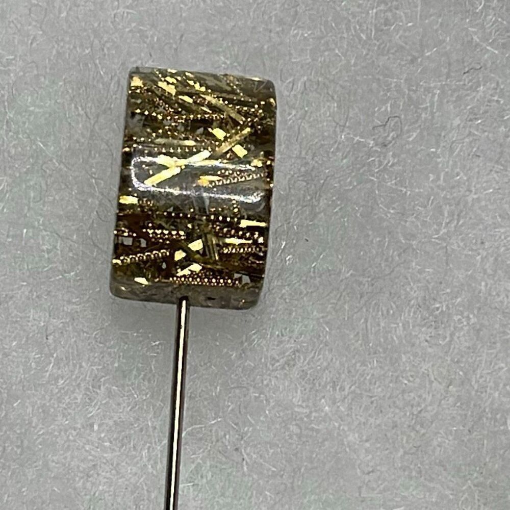 Vintage Midcentury confetti hat pin